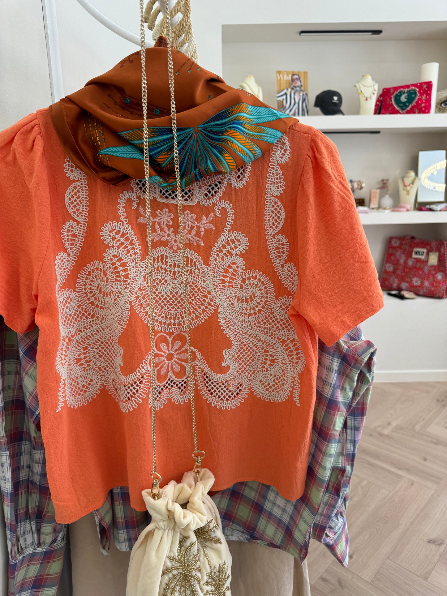 Reese top orange