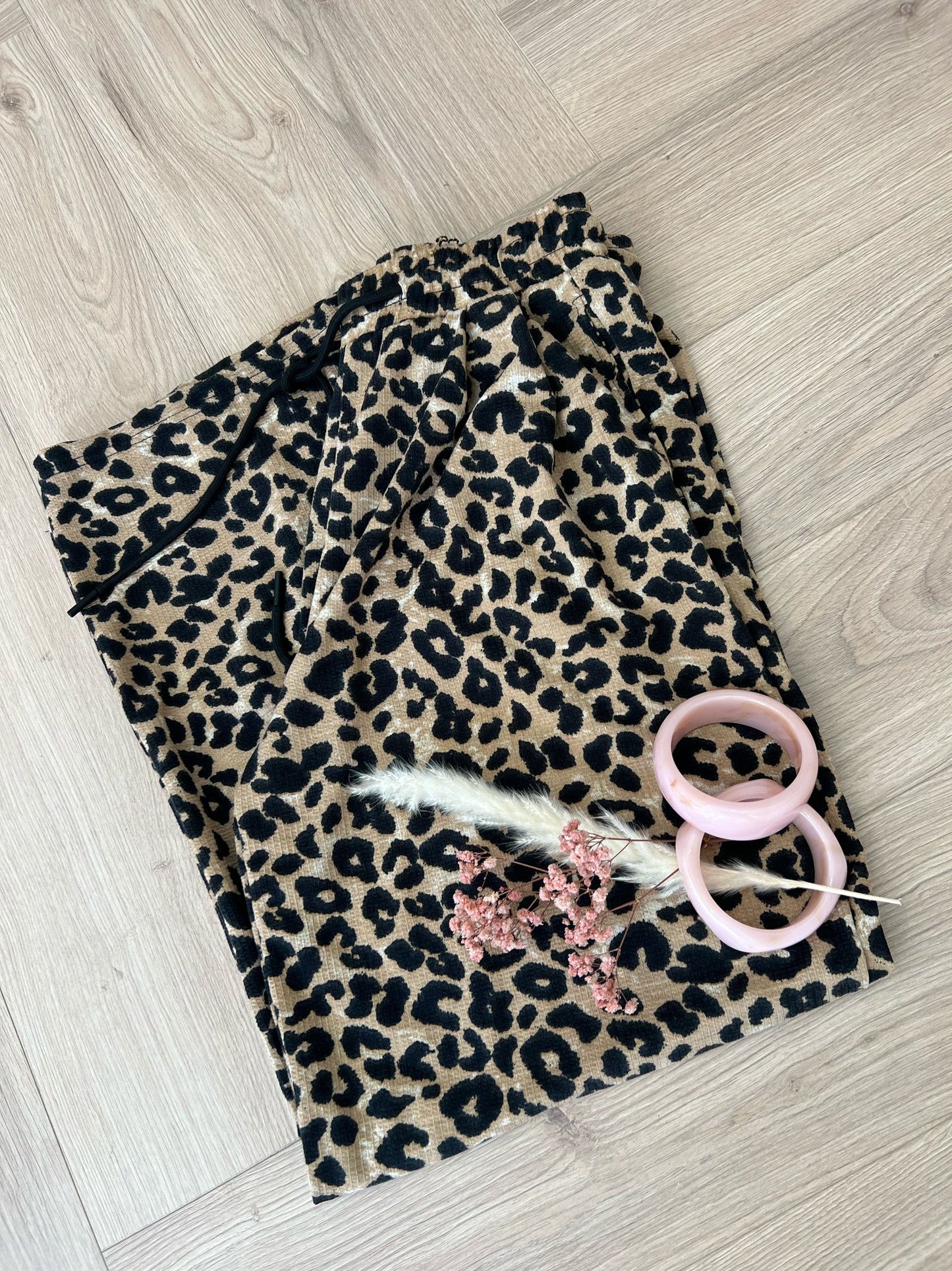 LOVI pantalon léopard fluide