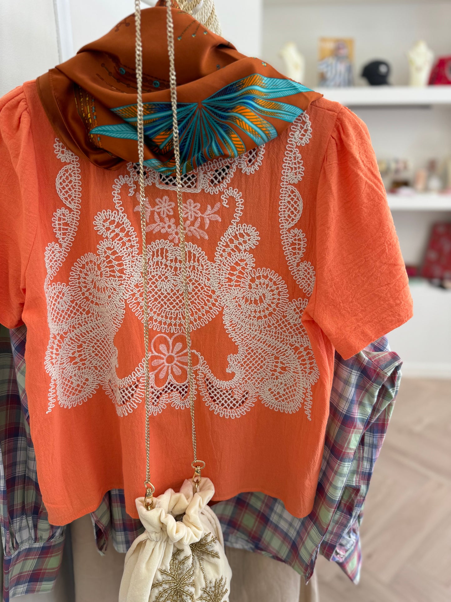 Reese top orange